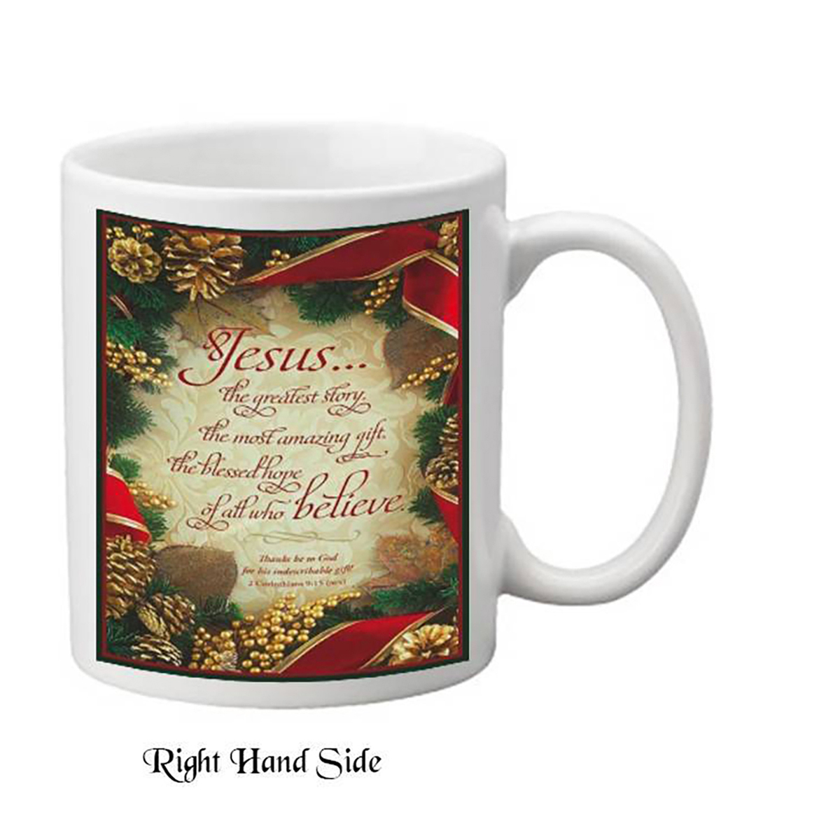 Personalsied Christmas Mug Gift - The Greatest Story